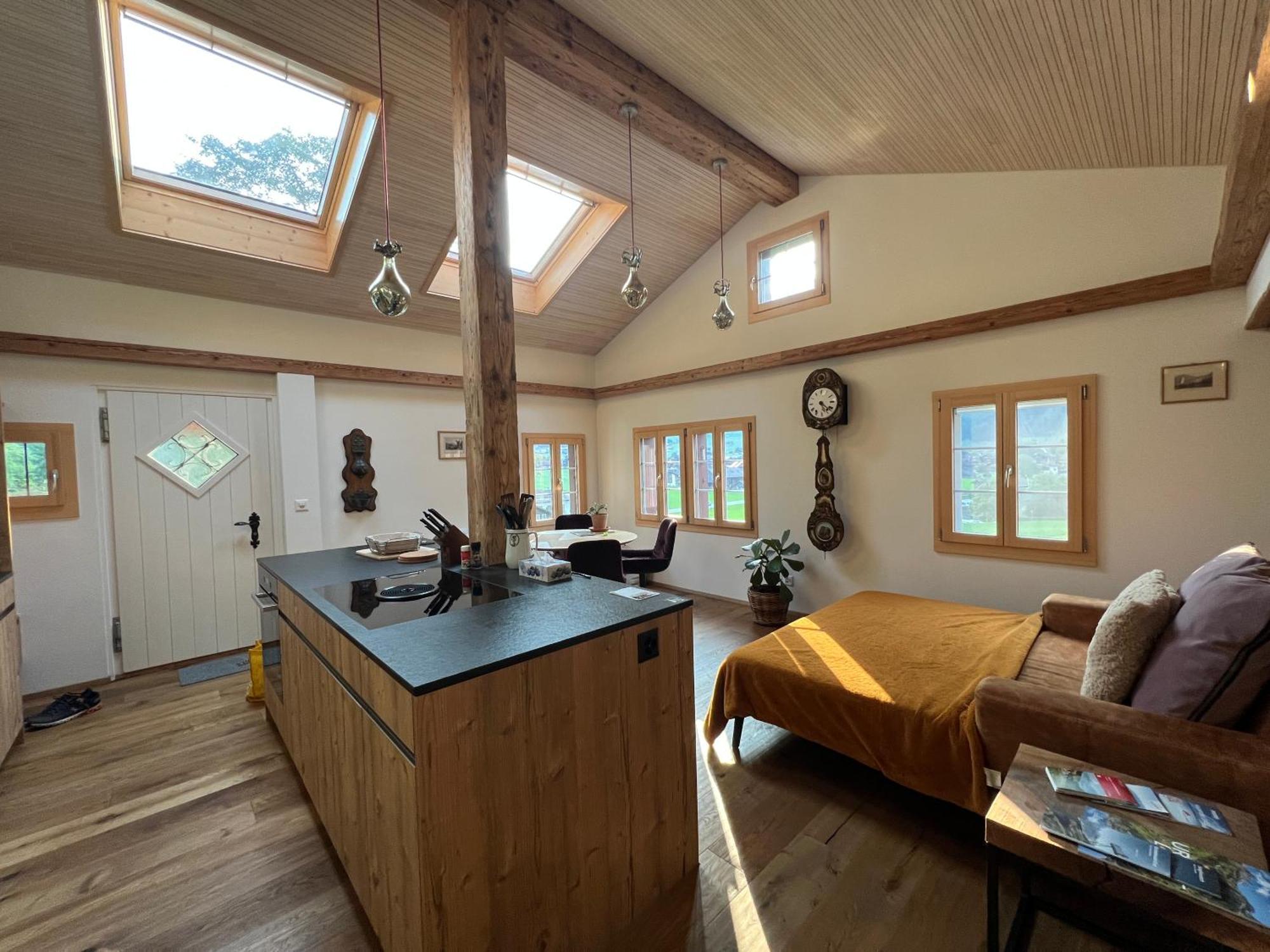 Romantic Private Superior Swiss Chalet With Hottub Lungern Extérieur photo